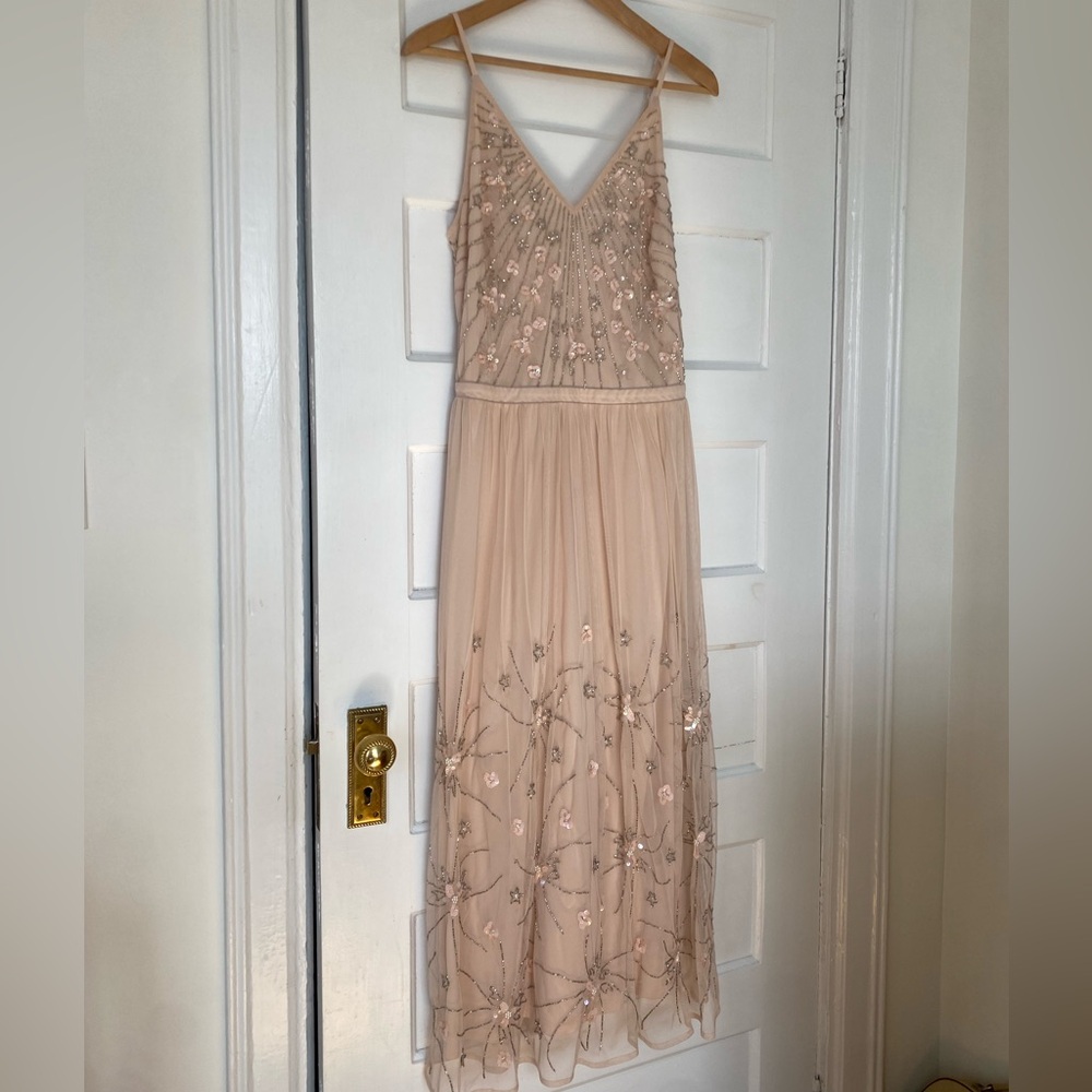 Frock and Frill blush beaded romantic boho dress - Picture 3 of 13